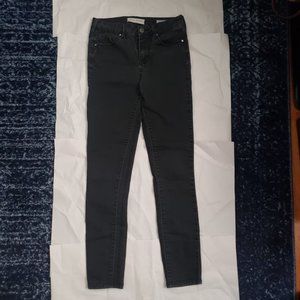 🥰 B2G1F Bullhead Denim Co. High Rise Skinny Stretchy Jeans Faded Black Size 25